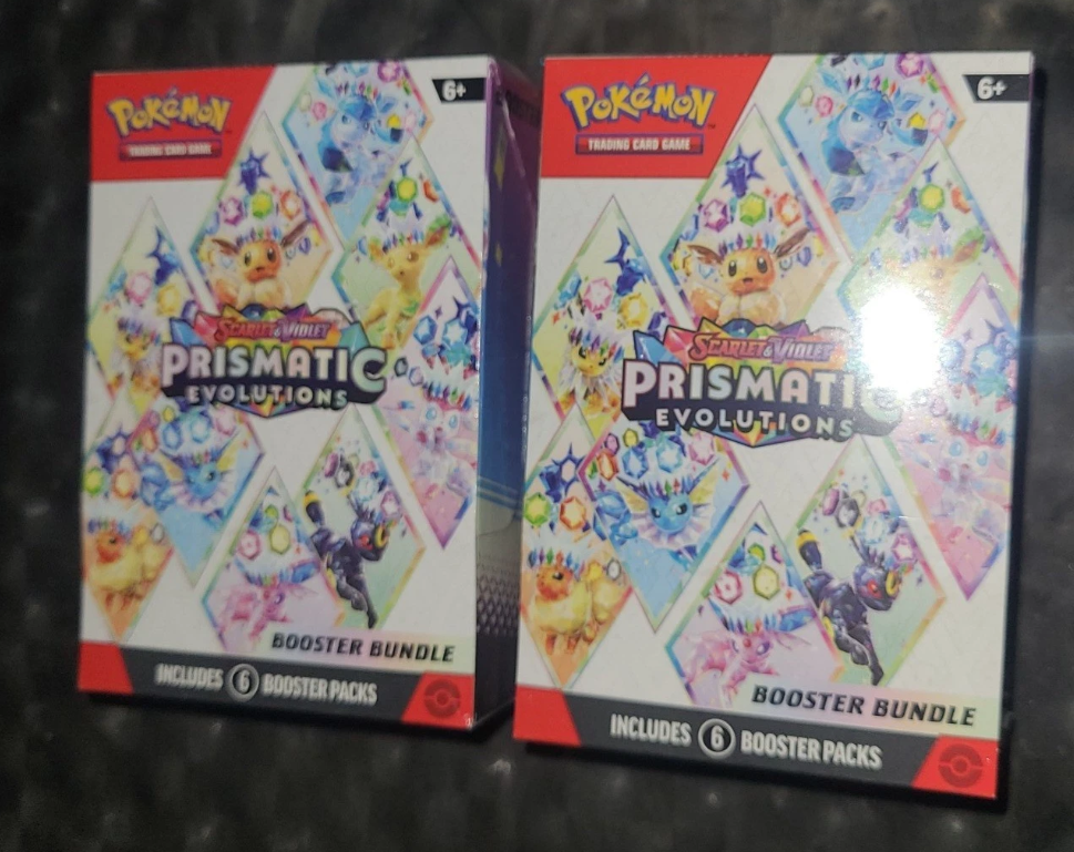 LOT OF 2 - Pokemon TCG: Prismatic Evolutions Booster Bundle - Brand New & Sealed